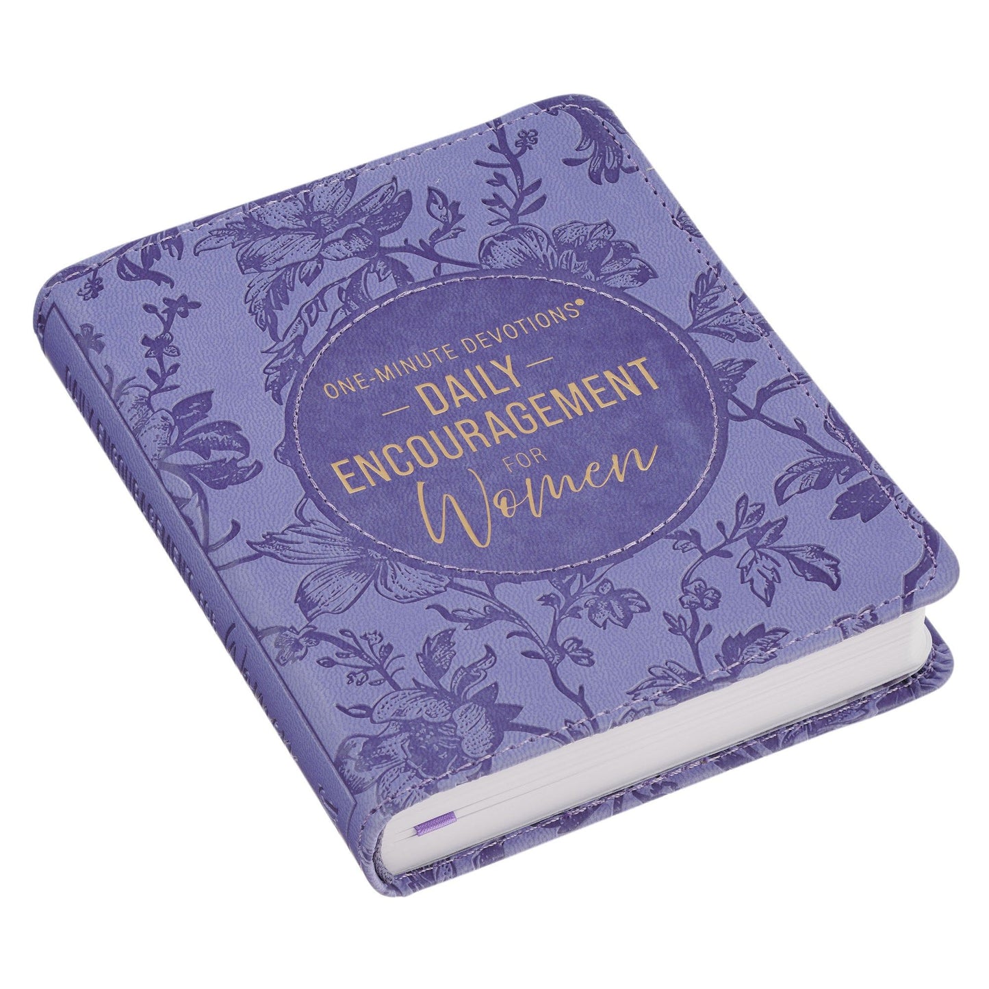 One-Minute Devotions Daily Encouragement for Women Faux Leather