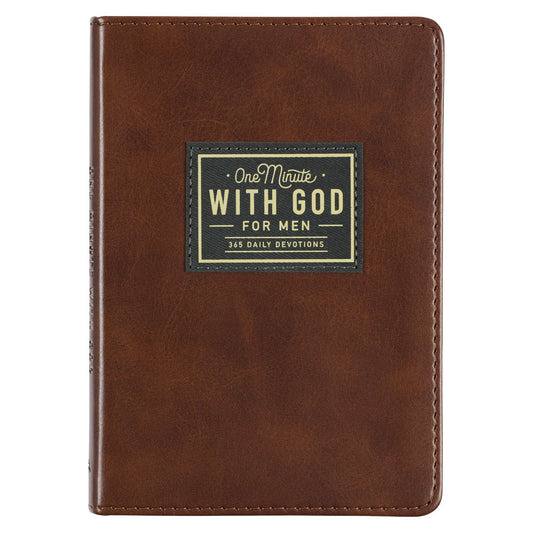 One  Minute  with  God  for  Men  Faux
Leather
