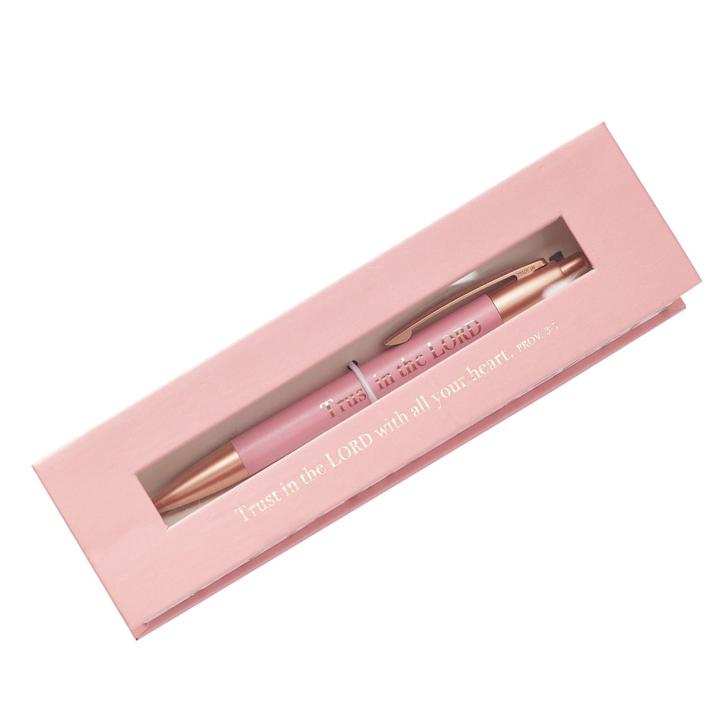 Pen in Gift Box Pink Trust in the Lord Prov.
3:5