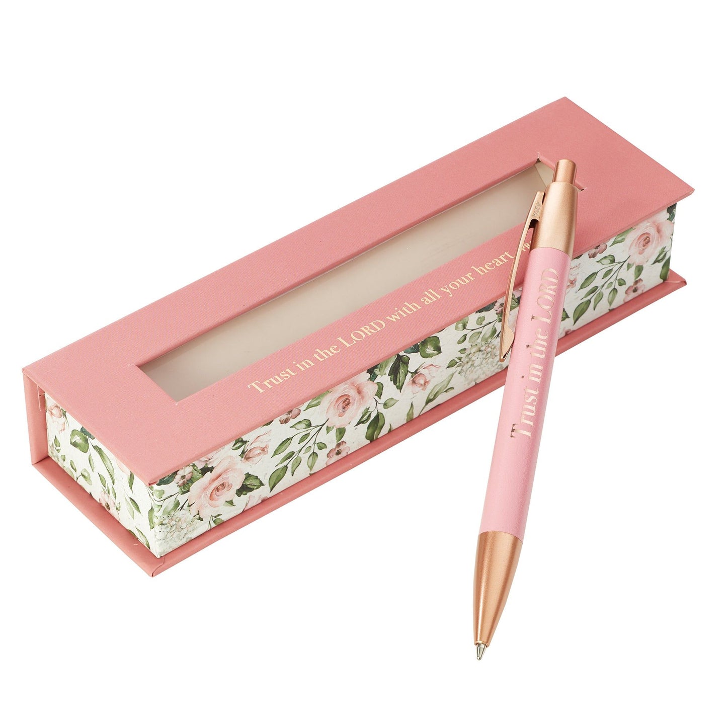 Pen in Gift Box Pink Trust in the Lord Prov.
3:5