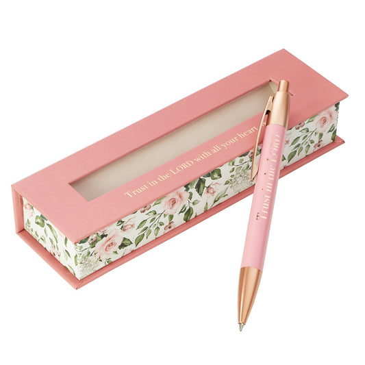 Pen in Gift Box Pink Trust in the Lord Prov.
3:5