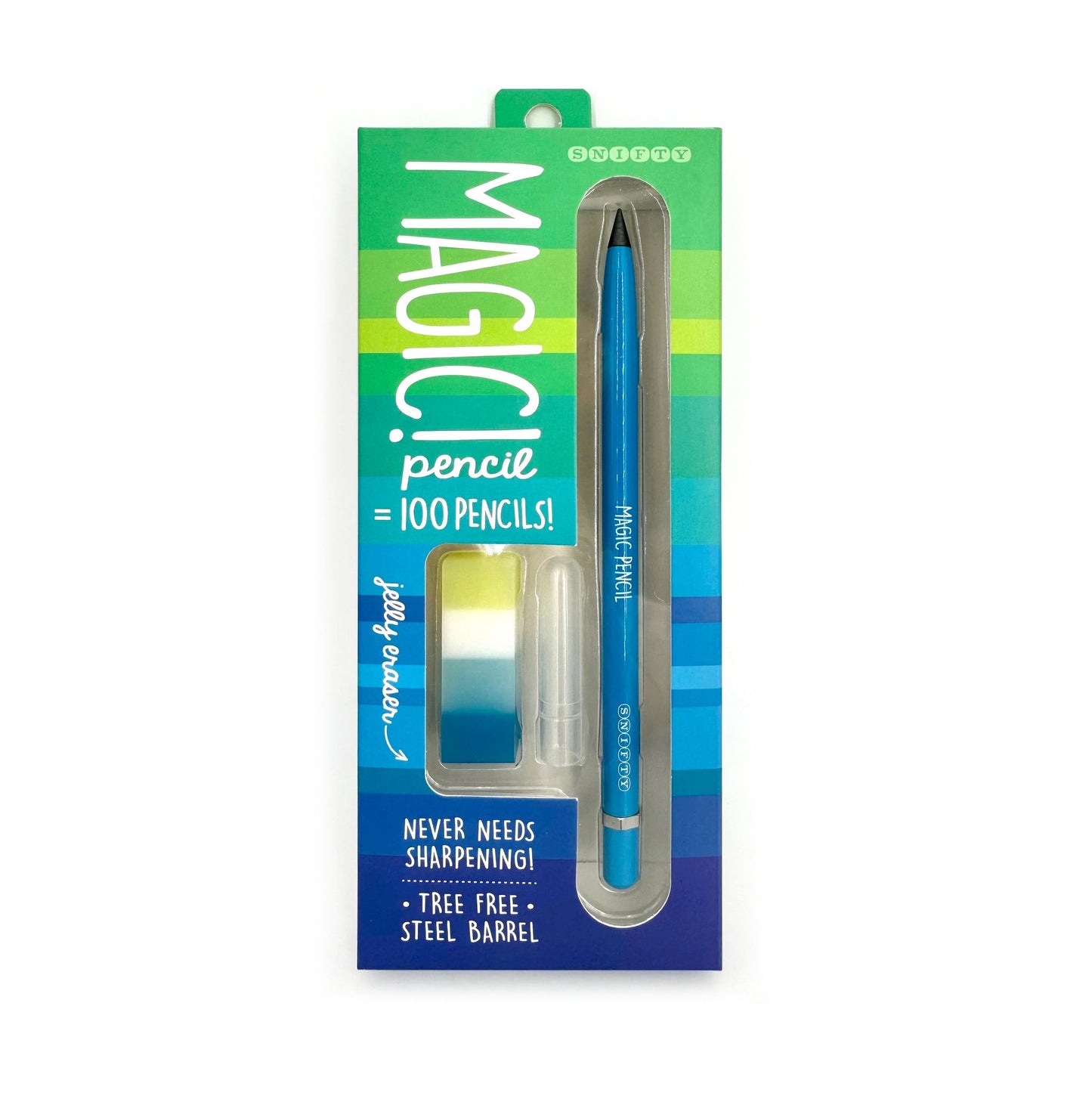 MAGIC PENCIL & ERASER SET - BLUE
