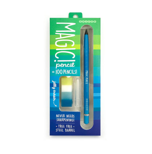 MAGIC PENCIL & ERASER SET - BLUE