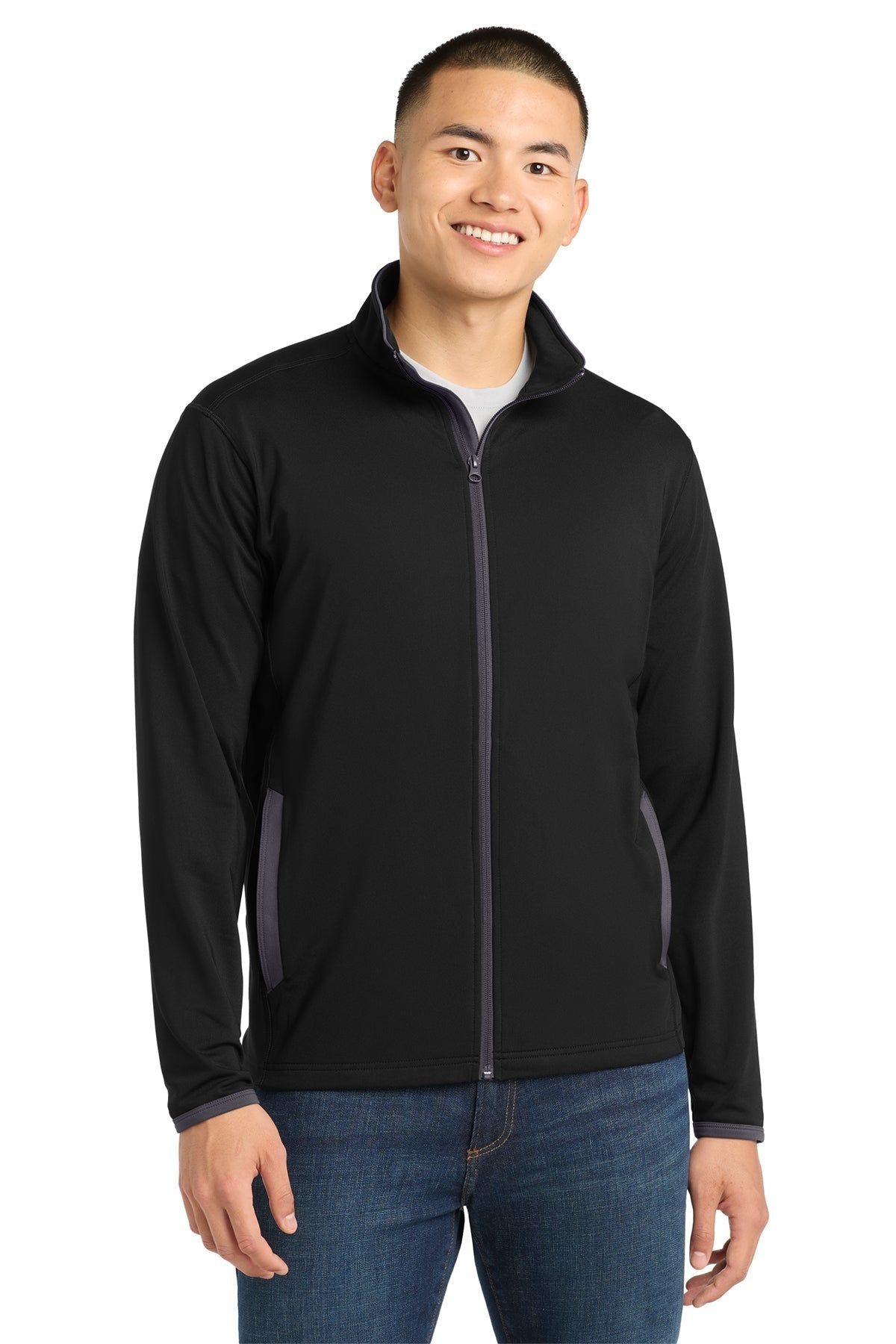 Sport-Tek Sport Wick Strength Full Zip Jacket with KDMC Logo