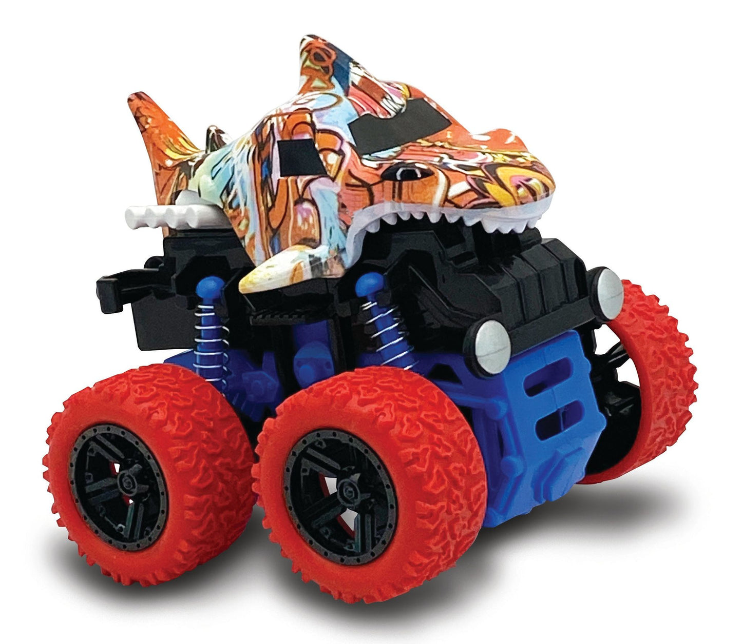 Dino-Faur Mini Friction Powered Push N Go Shark &