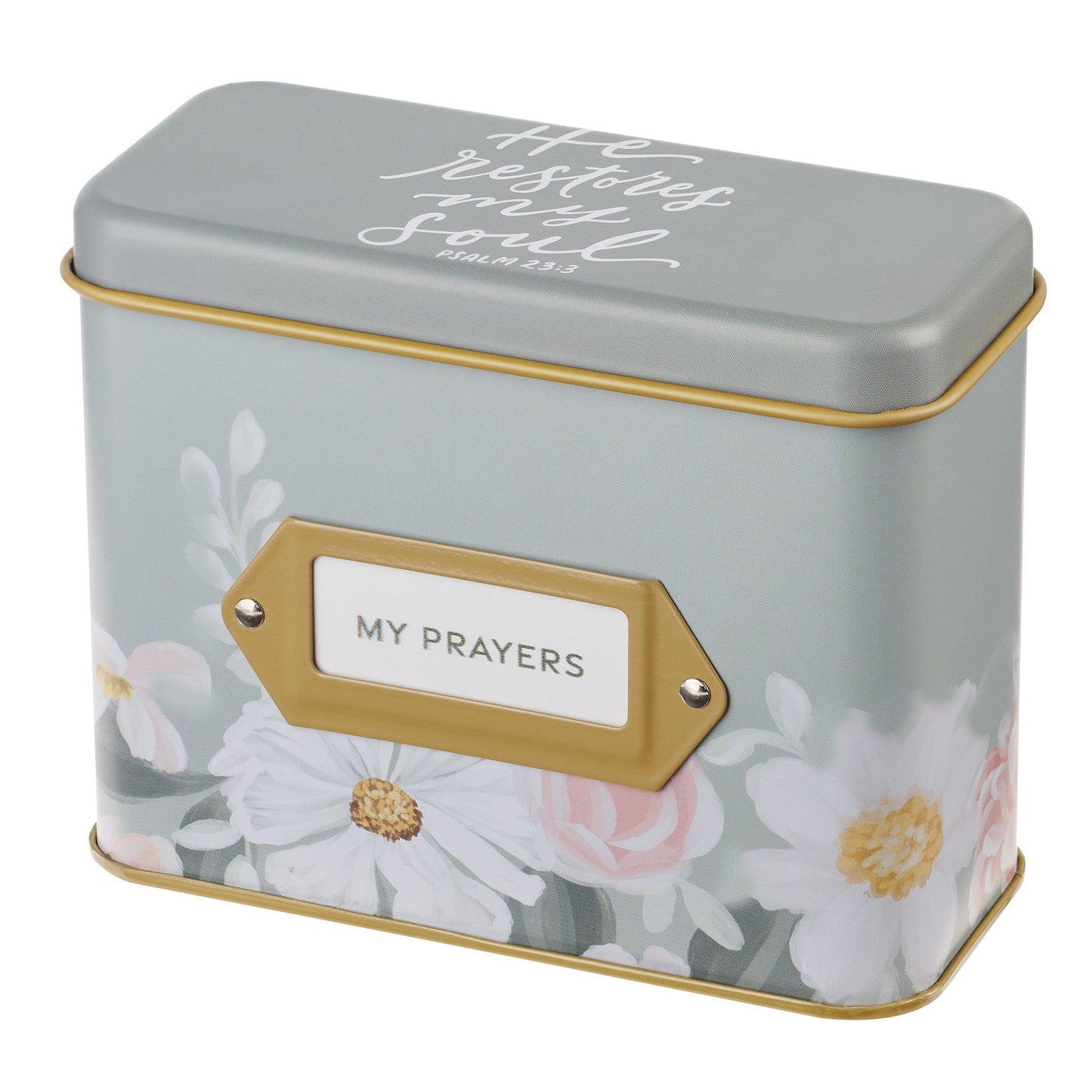 Cards in Tin My Prayer He Restores my
Soul Ps. 23:3