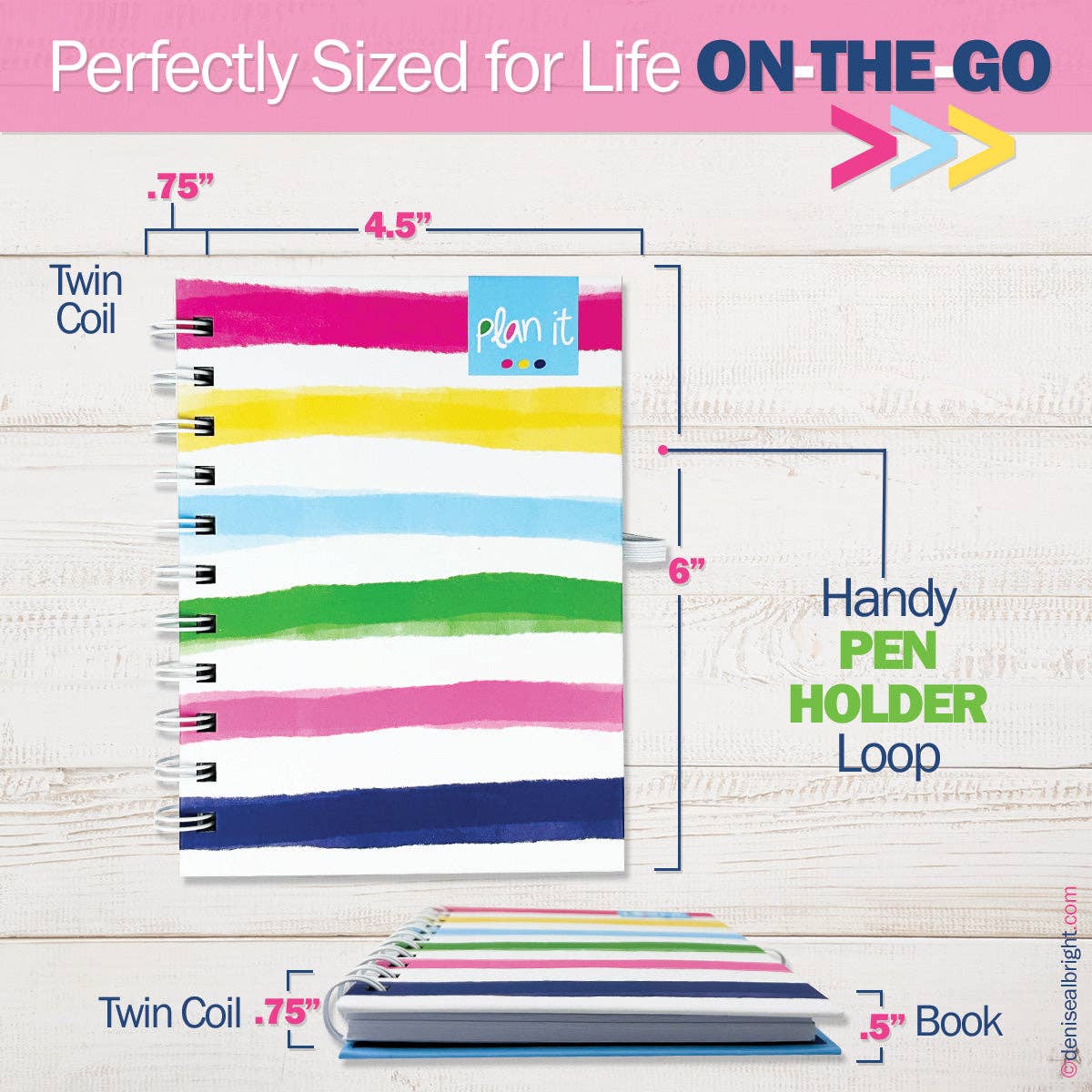Pocket Notebooks | List, Plan, Doodle | Pack of 6
