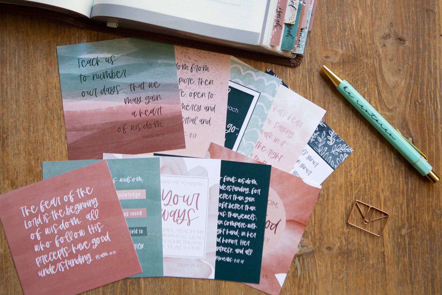 Wisdom And Direction Bible Verse Cards
