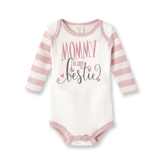 Mommy Is My Bestie Baby Bodysuit – Cotton Mother’s Day Gift