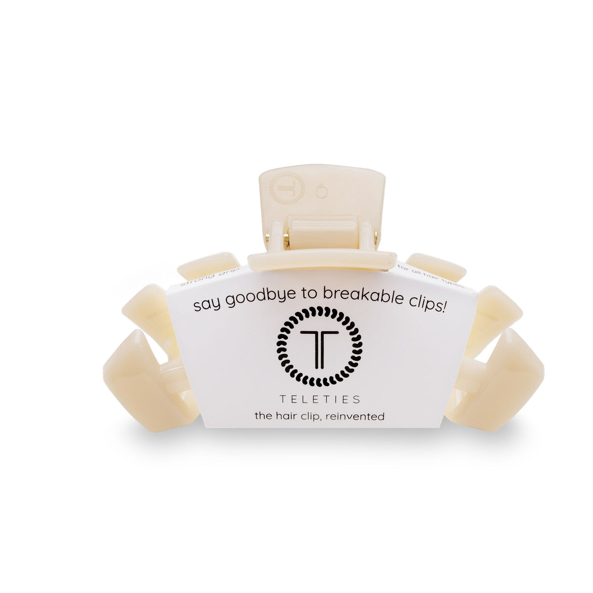 Classic Hair Clip | Medium | Almond Beige