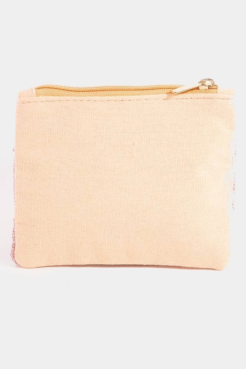 Pearl And Seeded Mom Coin Purse