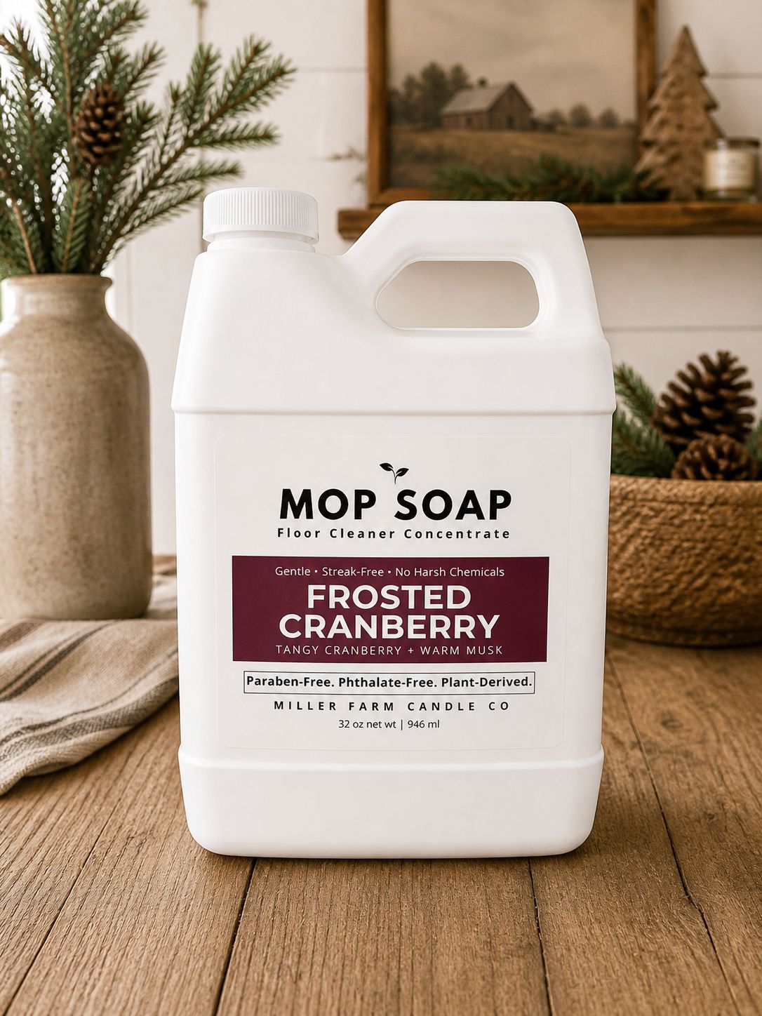 Mop Soap Concentrated Floor Cleaner – 32 oz, Multiple Scents