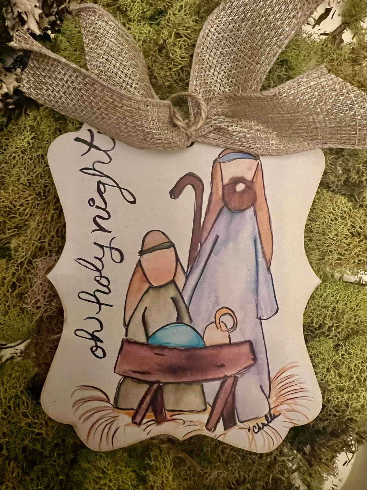 Christmas Ornament; Oh Holy Night