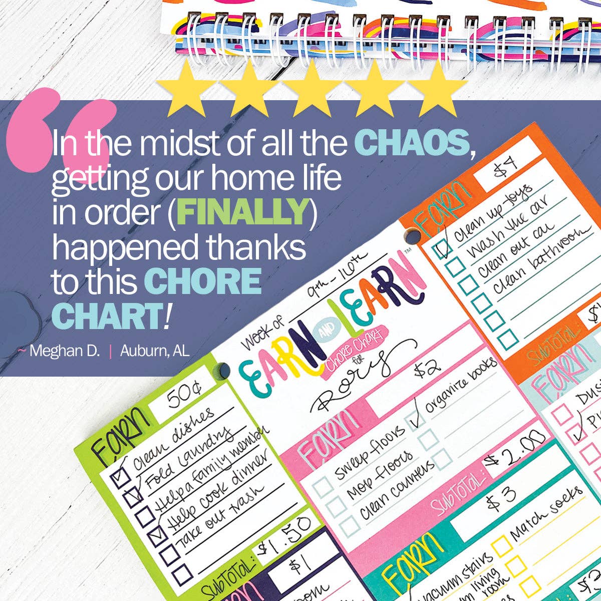 Earn & Learn® Kids Chore Chart | Open Stock