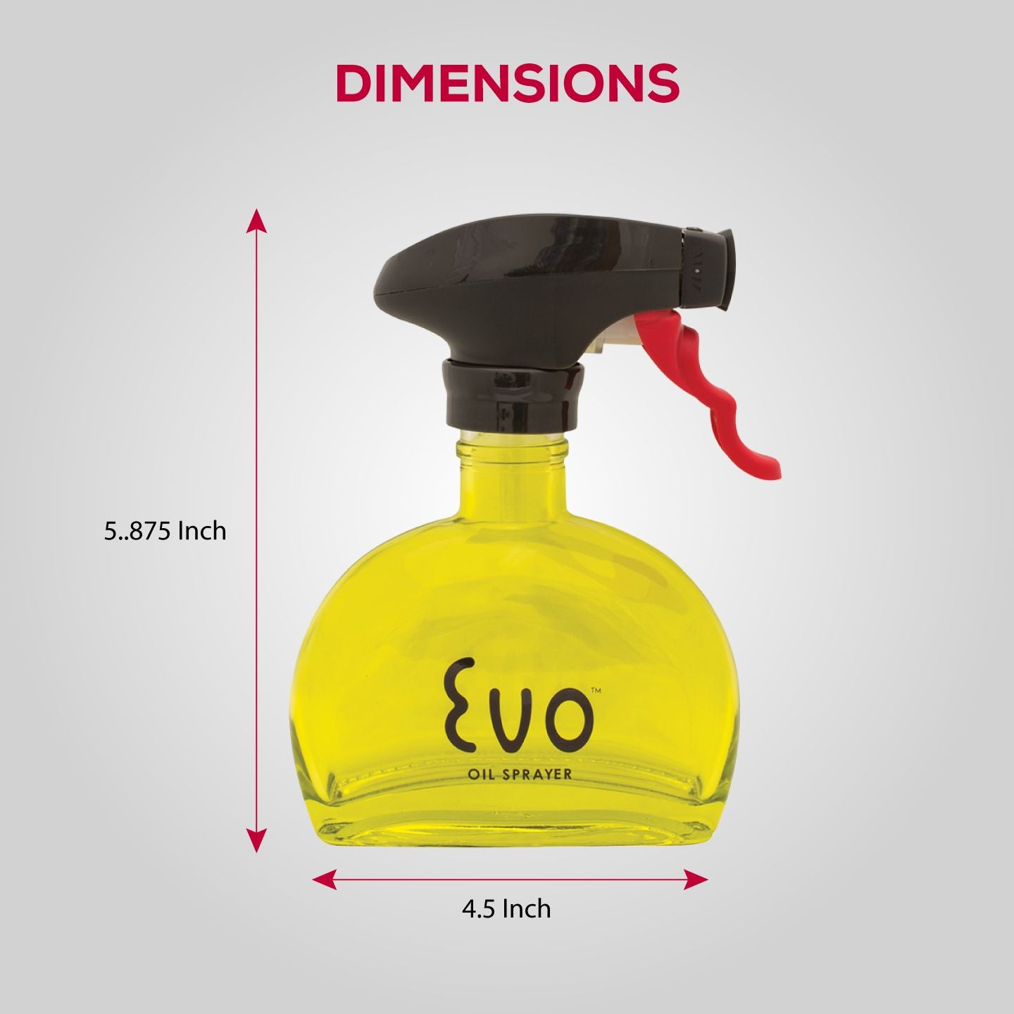 Evo Glass Oil Sprayer Bottle, 6oz