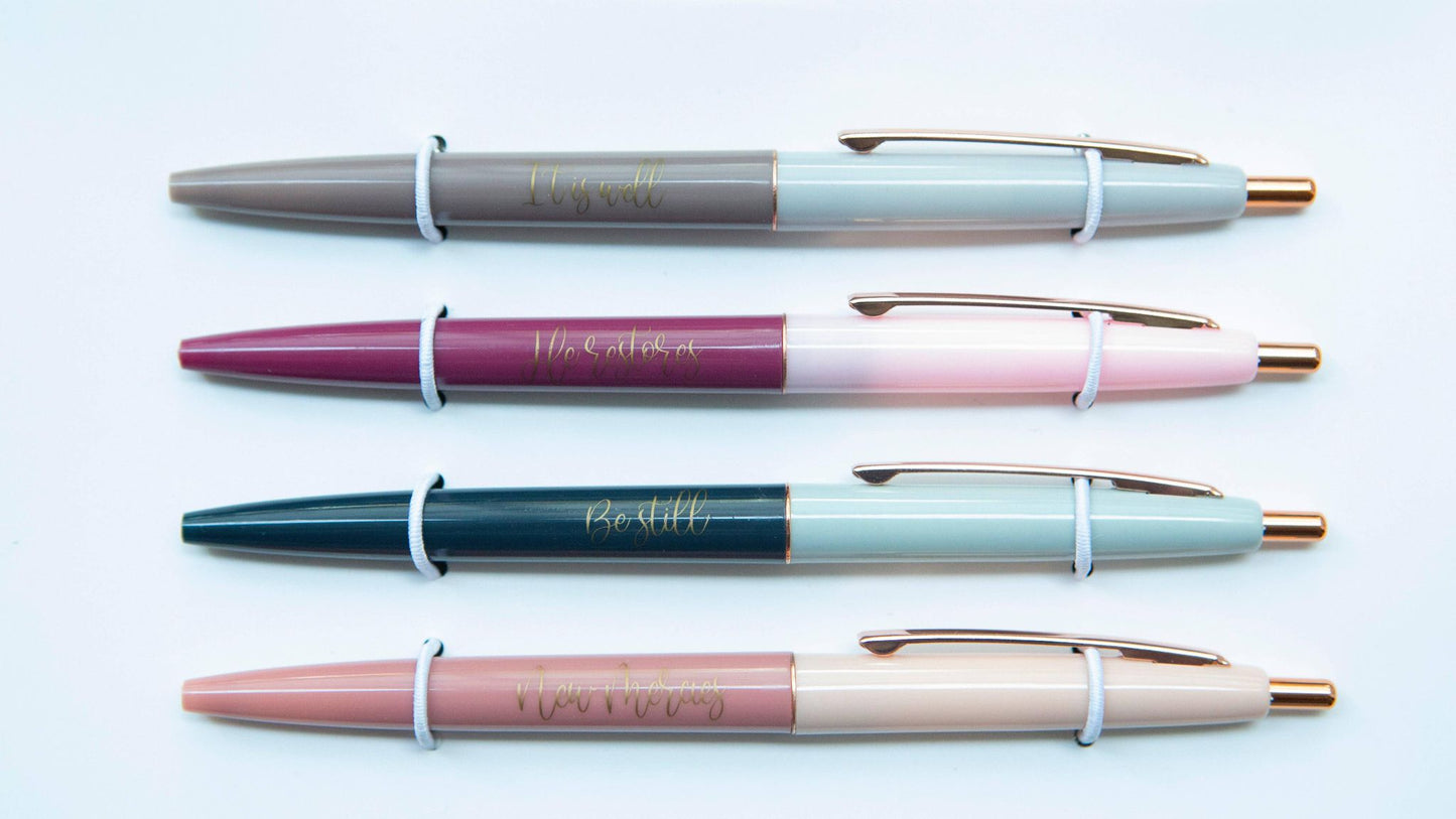 Christian Pen Set | Be Still Pen | Church Pens
