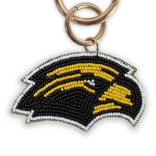 Beaded Purse Charm – Southern Miss Golden Eagles