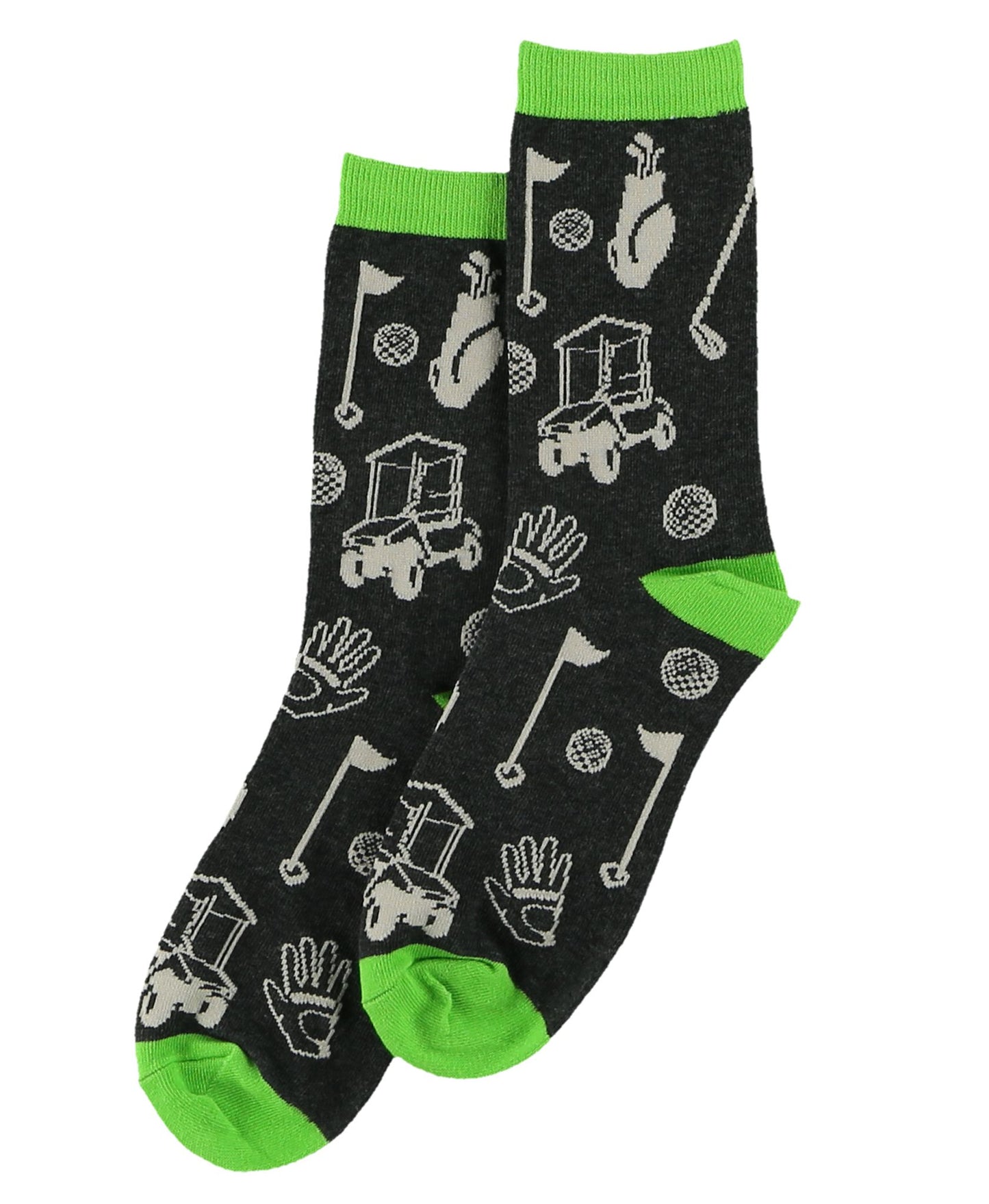 Grey Golf Crew Sock