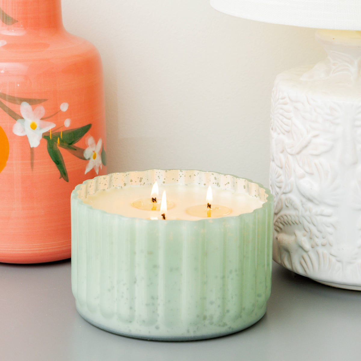Sweet Grace Collection Candle #065 | Mint Green Candle