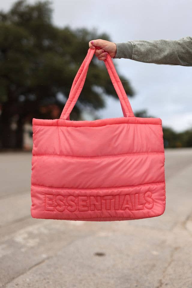 Puffer Tote - Essentials - Citrus