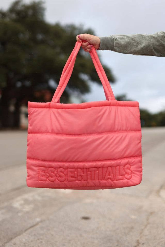 Puffer Tote - Essentials - Citrus