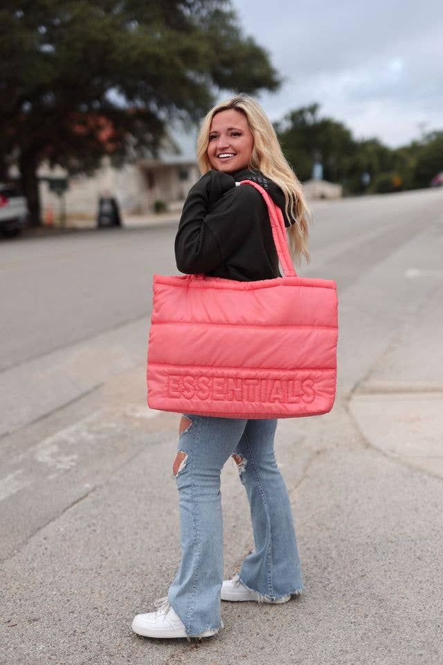 Puffer Tote - Essentials - Citrus