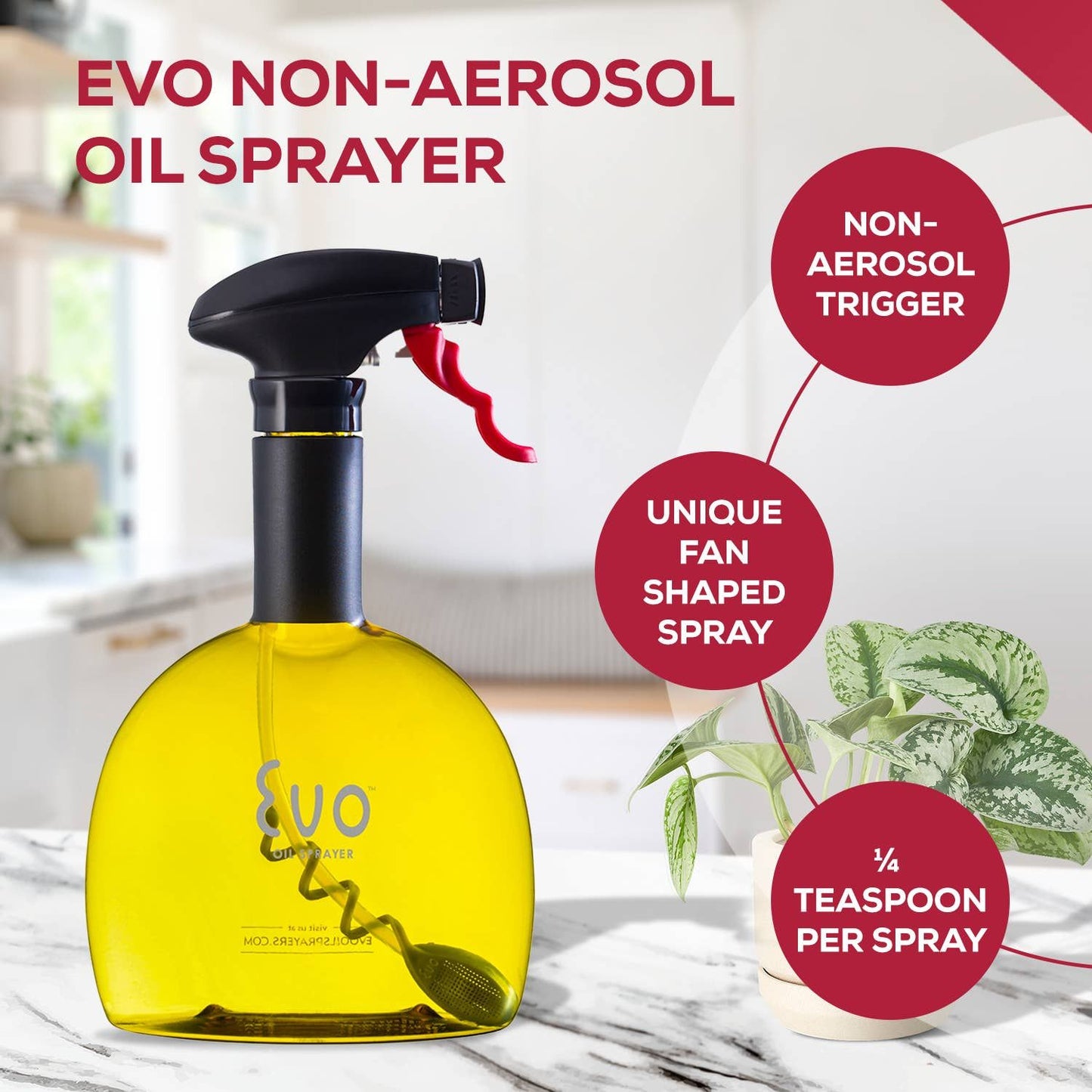 Evo Oil Sprayer Bottle, 24oz