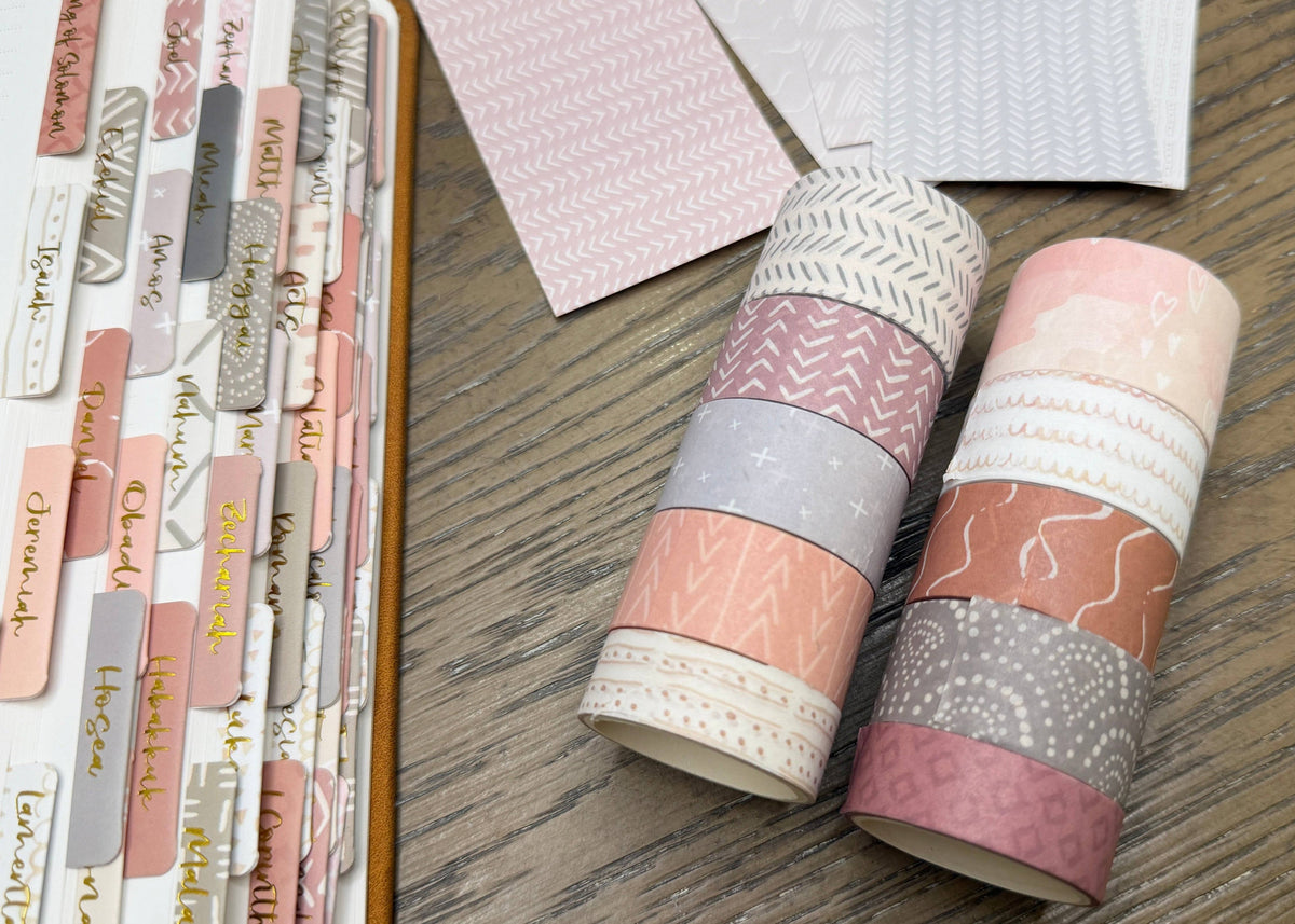 Bible Journaling Washi Tape | Neutral