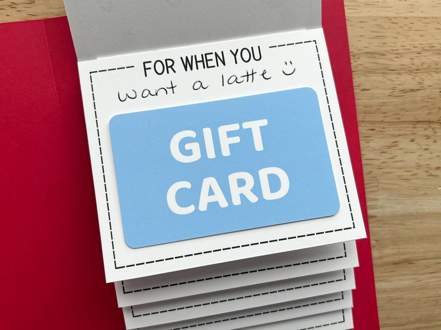 Birthday Waterfall Gift Card Holder