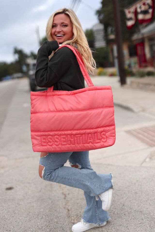 Puffer Tote - Essentials - Citrus