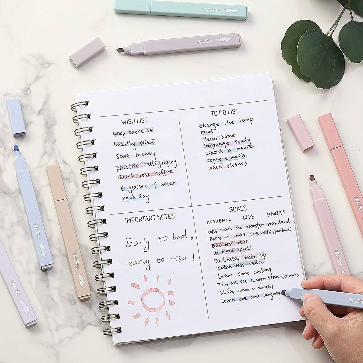 Aesthetic Highlighters 16 Pack