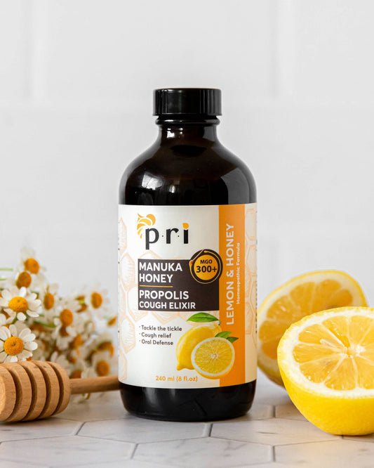 Manuka Honey and Propolis Cough Elixir Lemon & Honey