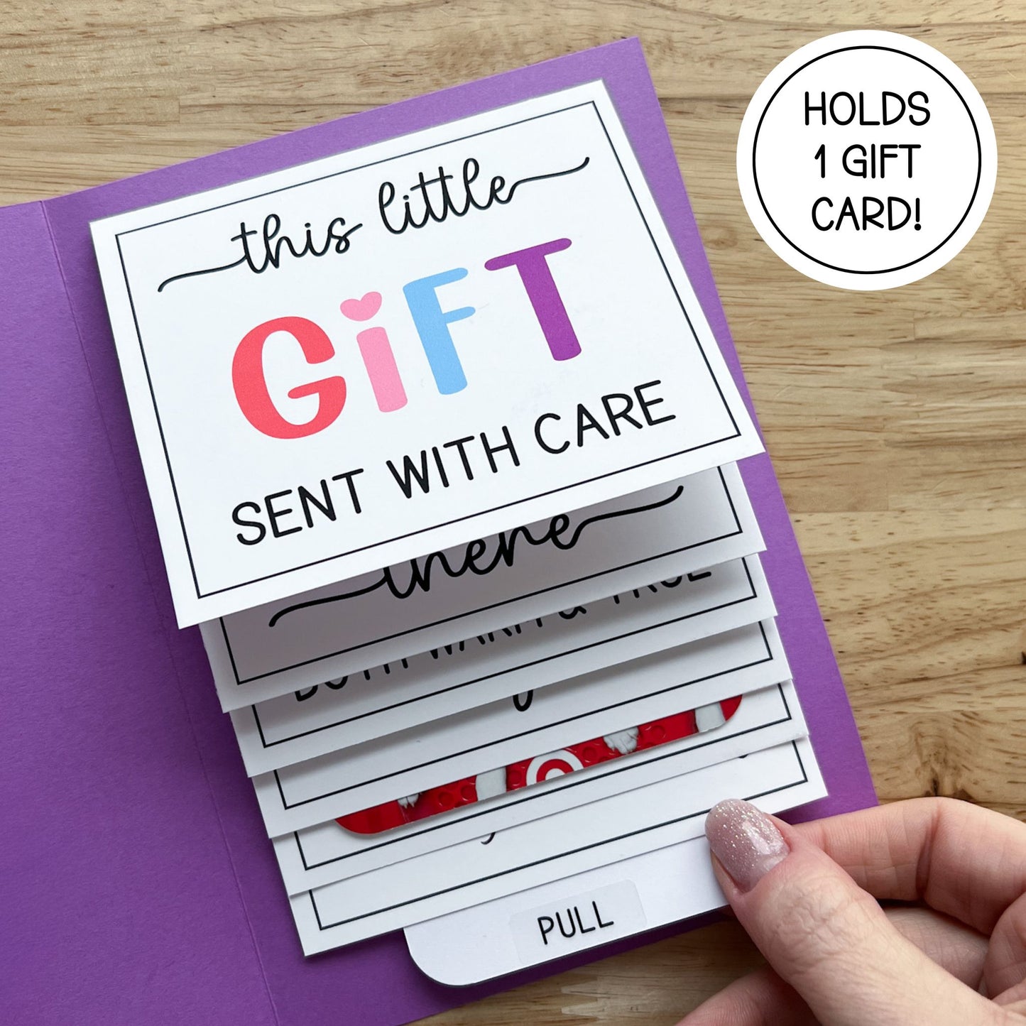 Thinking of You Waterfall Single Gift Card Holder
