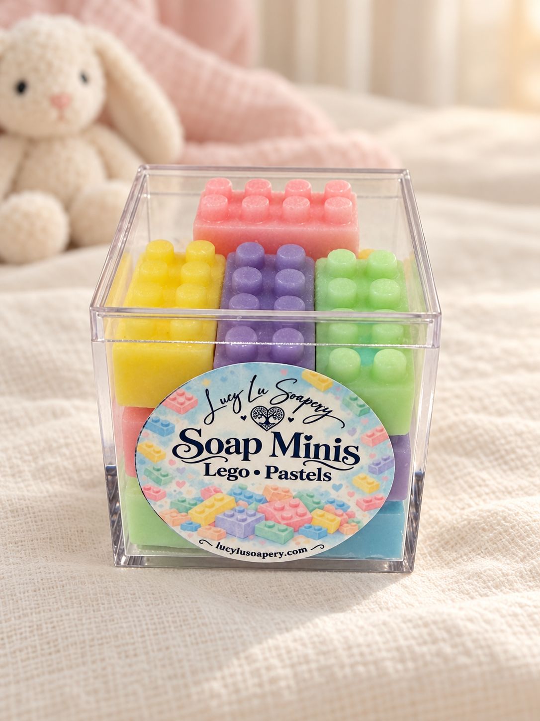 Lego Pastel Soap Minis