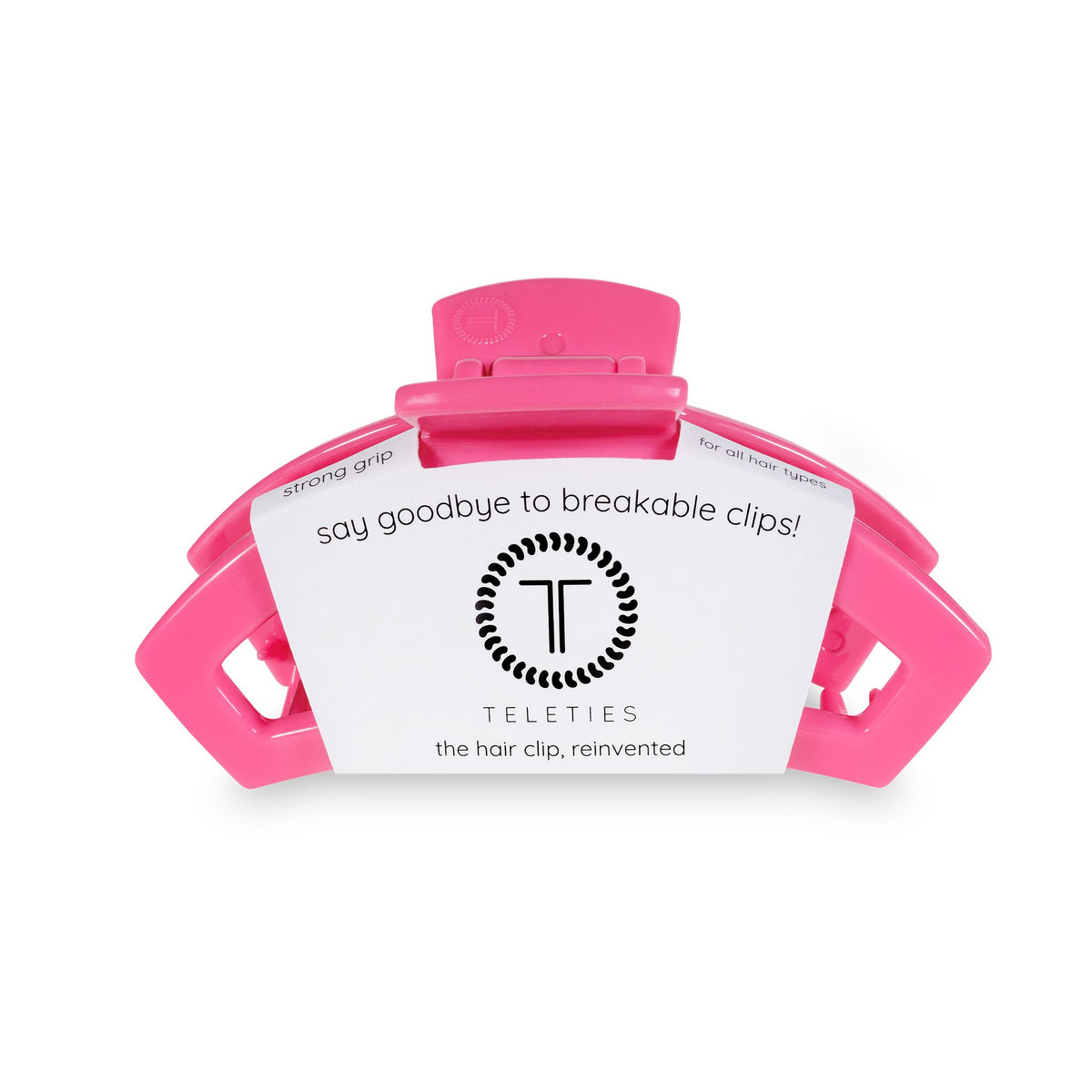 Open Hair Clip | Med. | Paradise Pink