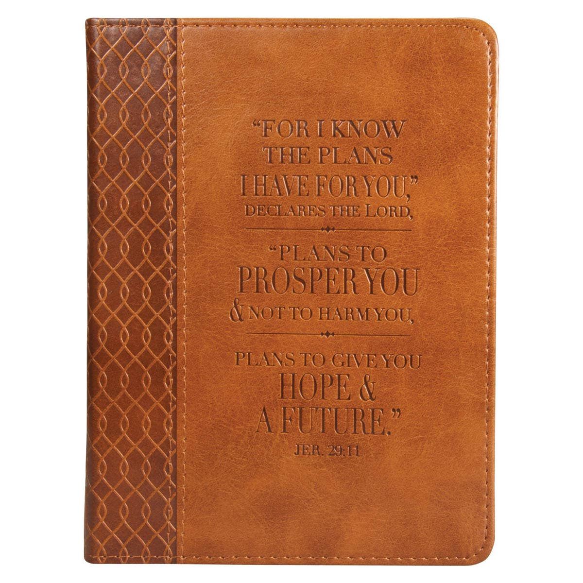 Journal Handy Brown Hope & a Future Jer. 29:11