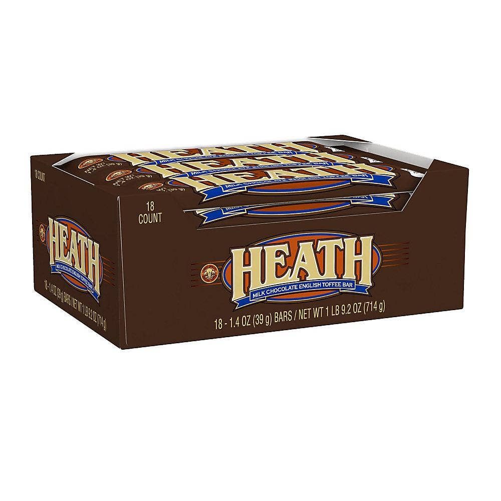 Heath English Toffee Bar 18 Count 1.4 Ounce