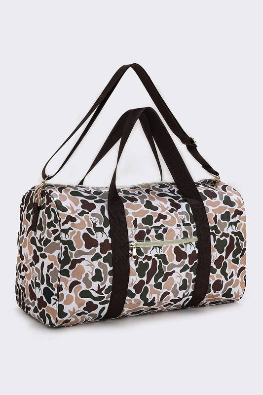Deer Hunting Camouflage Canvas Duffle Bags