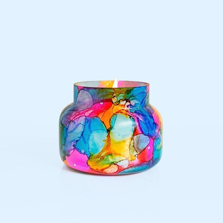 Volcano Rainbow Watercolor Signature Candle