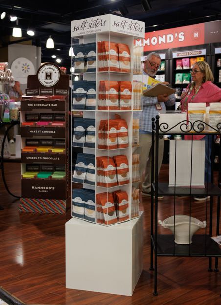 Rotating Floor Display & Optional Jar Display - Empty