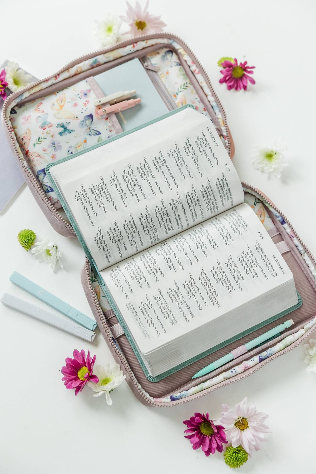 GIRL Kid Bible Case Color-block, A New Creation Bible Cover