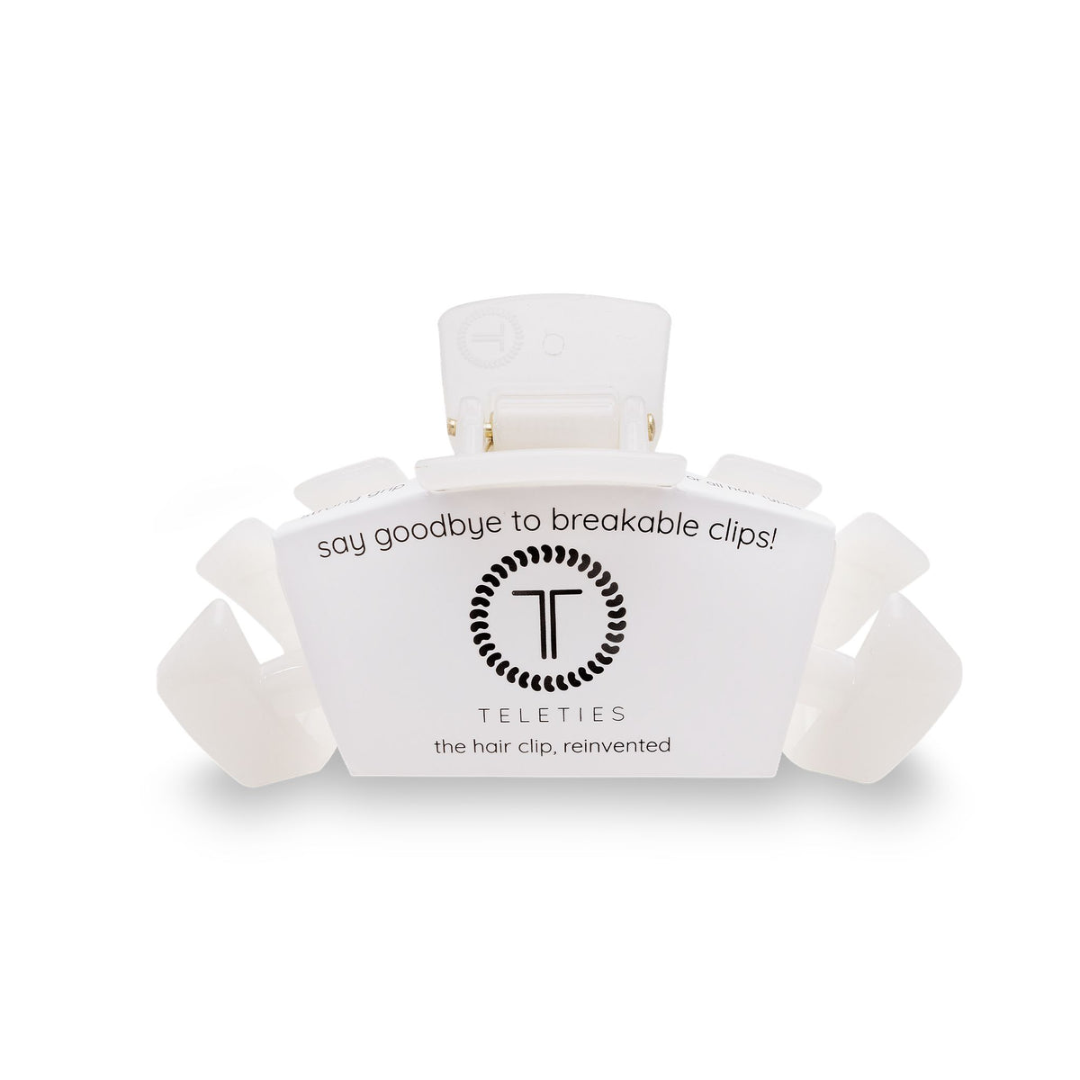 Classic Hair Clip | Medium | Coconut White