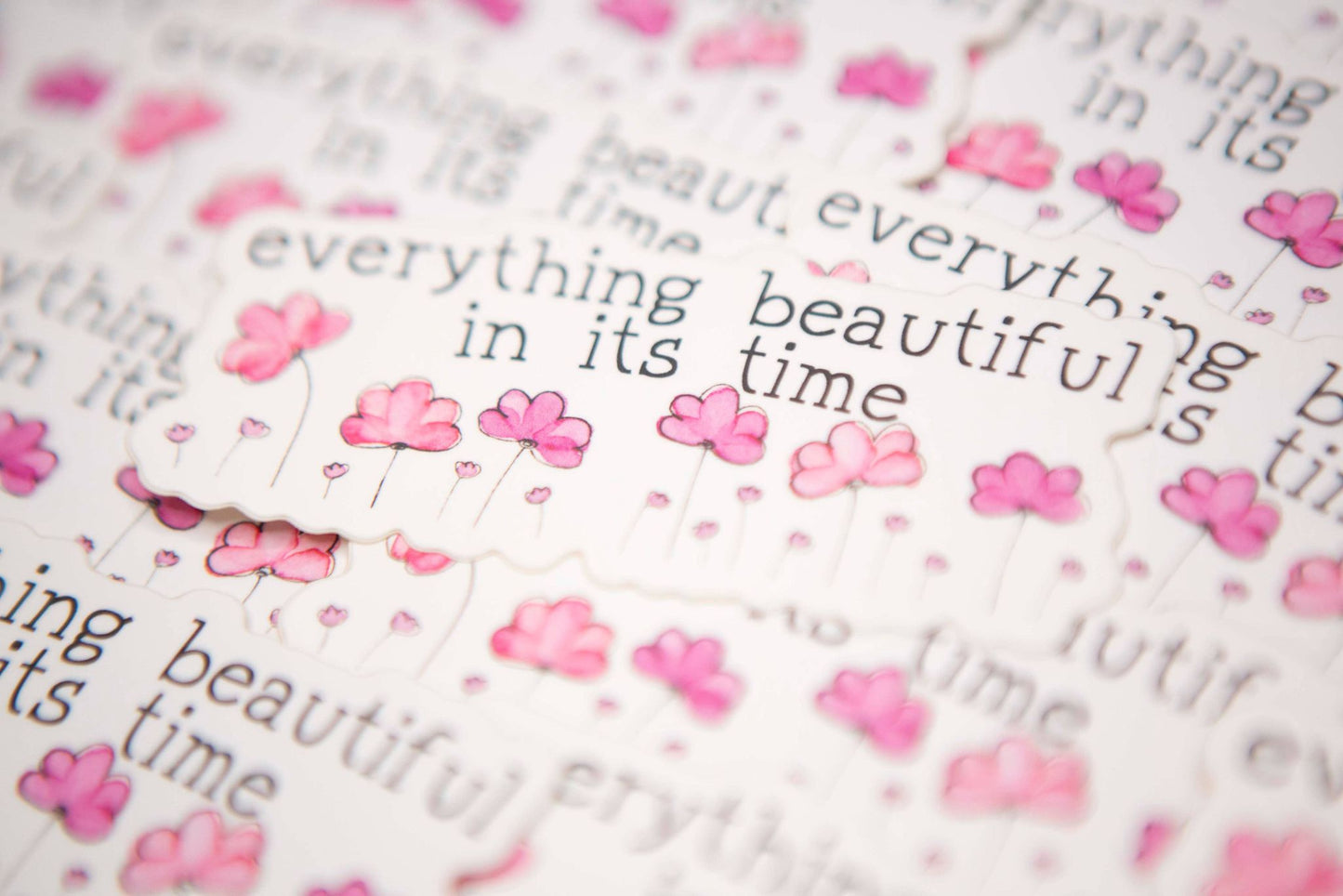 Everything Beautiful in His Time Vinyl Sticker