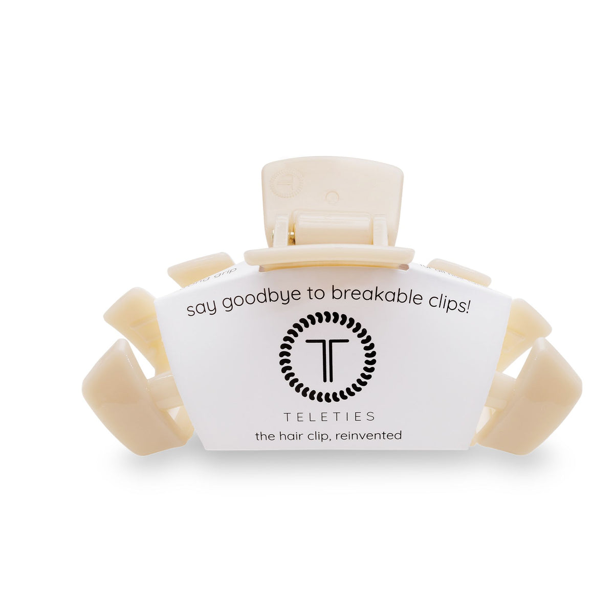 Classic Hair Clip | Large | Almond Beige