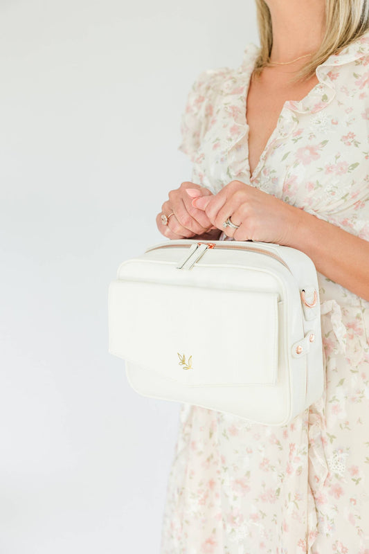 Bible Cover, Bible Bag Crossbody DOVE