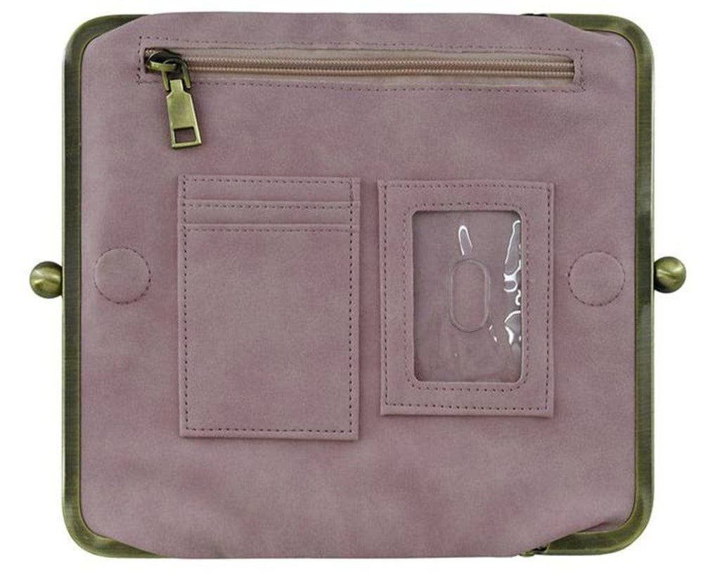 TW208 Tweed Kiss Lock Clutch