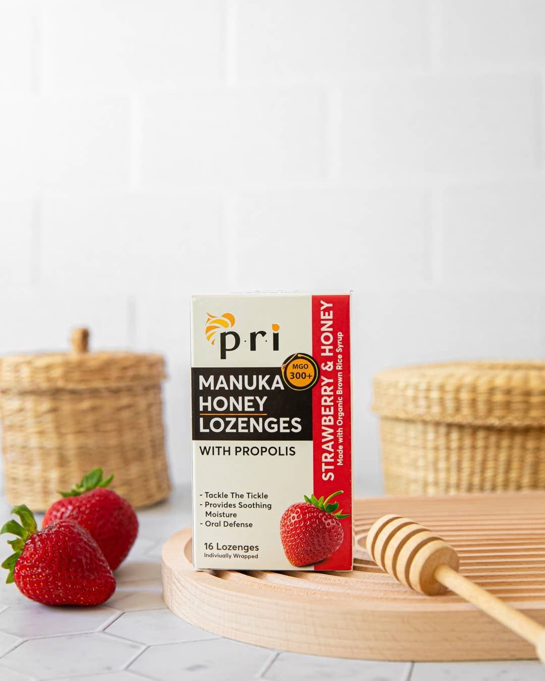 Manuka Honey Strawberry Lozenges
