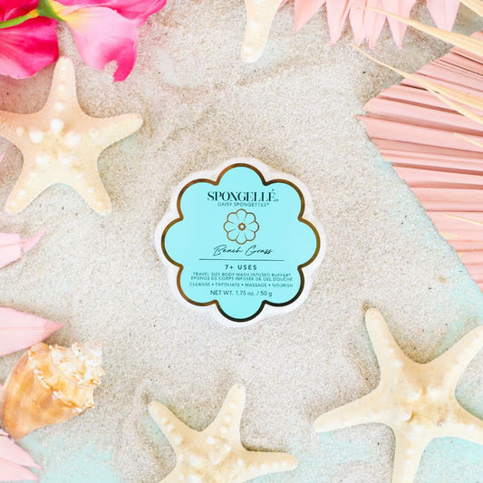 Beach Grass Daisy Spongette  | Soap Sponge | Soap Buffer