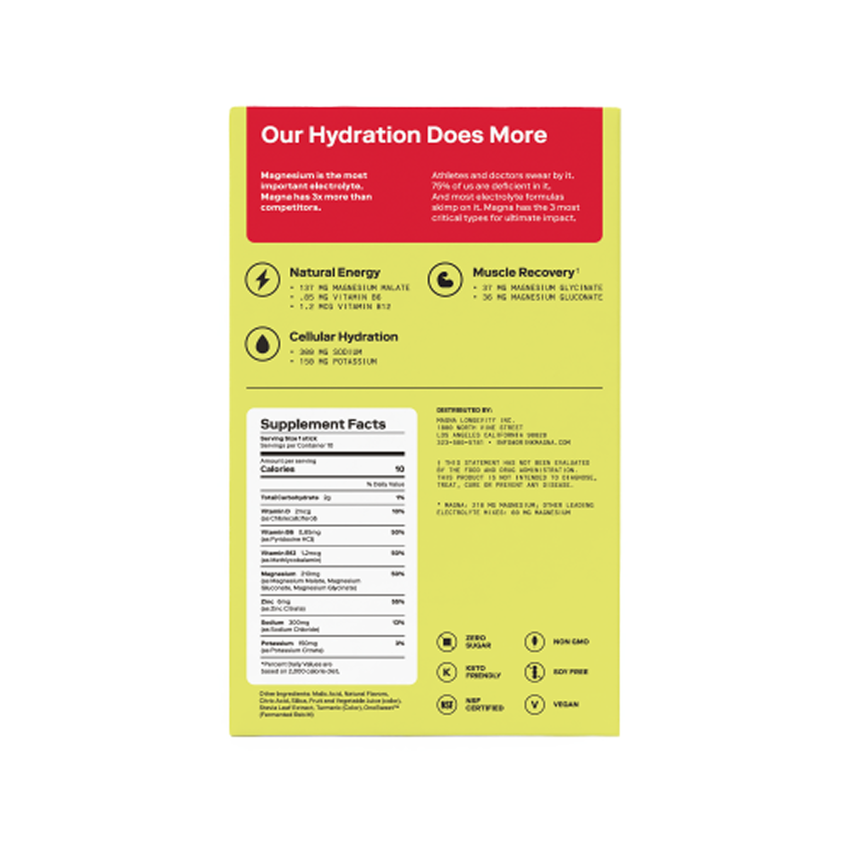 Magna Core Hydration | Apple Juice | 10 Count
