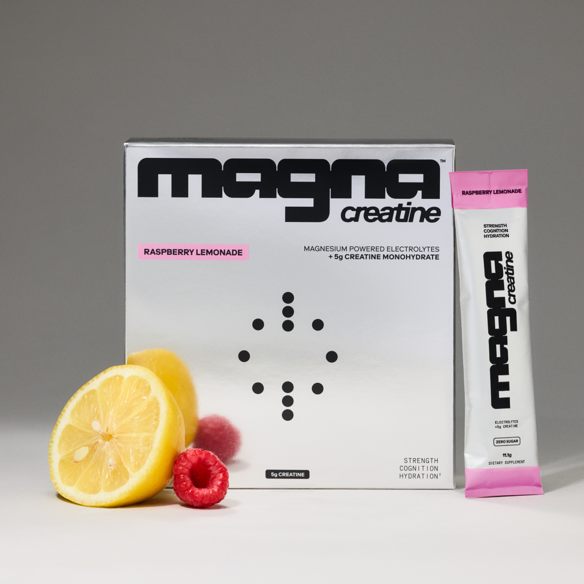 Magna + Creatine | Raspberry Lemonade | 28 Count